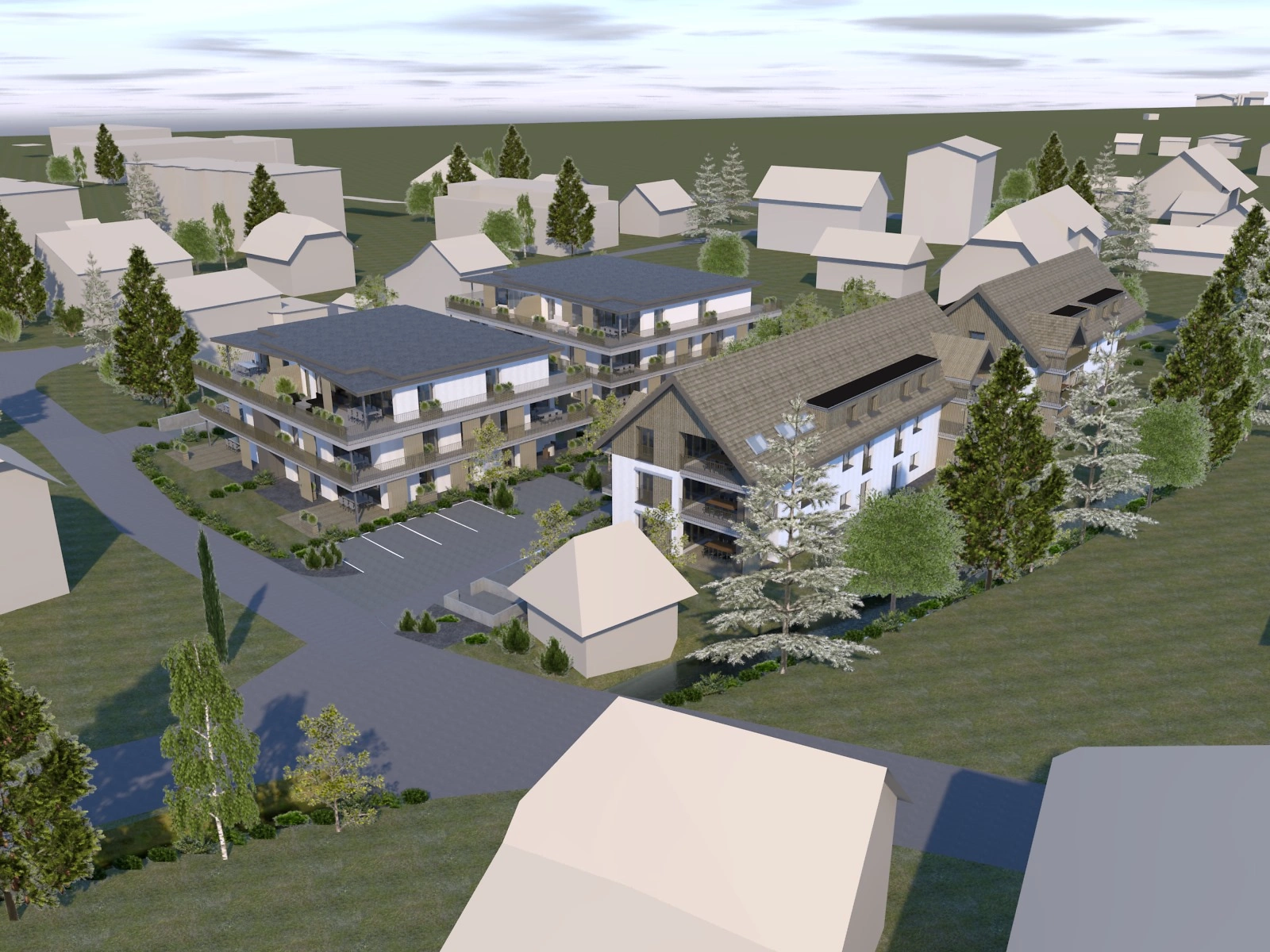 zihler mfh neubau dingerten haerkingen visualisierung aussen 3 zihler mfh neubau dingerten haerkingen visualisierung aussen 3