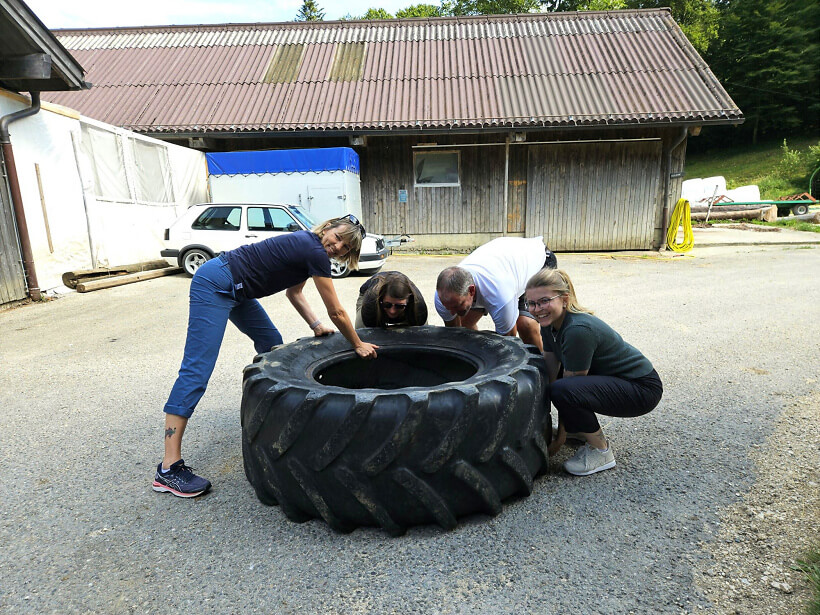 Teamanlass auf dem Berghof Montpelon